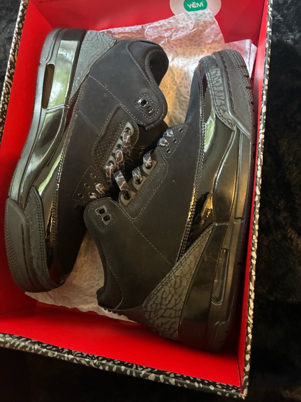 JORDAN 3 BLACK CATS 100% AUTHENTIC